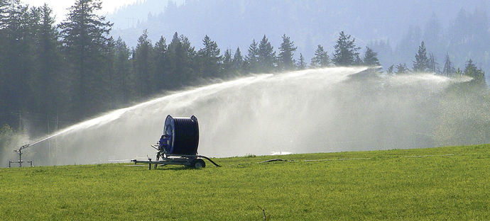 Schlauchwagen im Einsatz